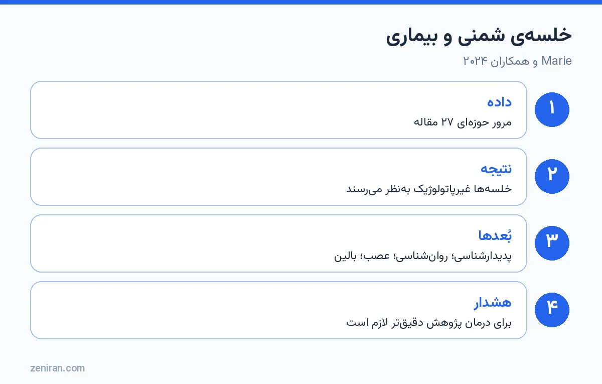 مرور حوزهای خلسهی شمنی: Marie و همکاران ۲۰۲۴، ۲۷ مقاله